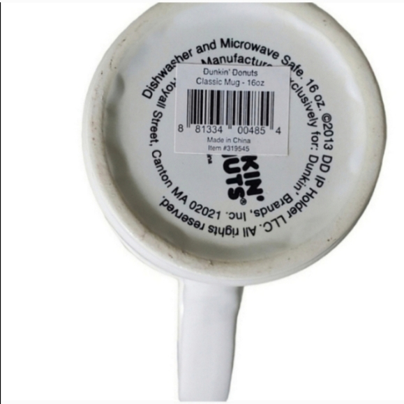 New In Box Dunkin Donuts 16oz. Classic Mug. - Picture 3 of 6